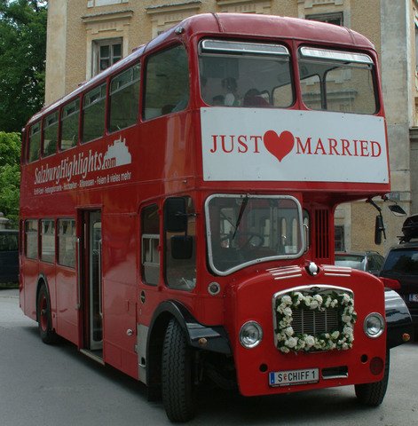 Weddingkutsche London Bus